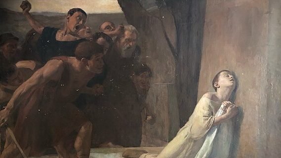 The martyrdom of St. Tarcisius. (Wikimedia Commons)