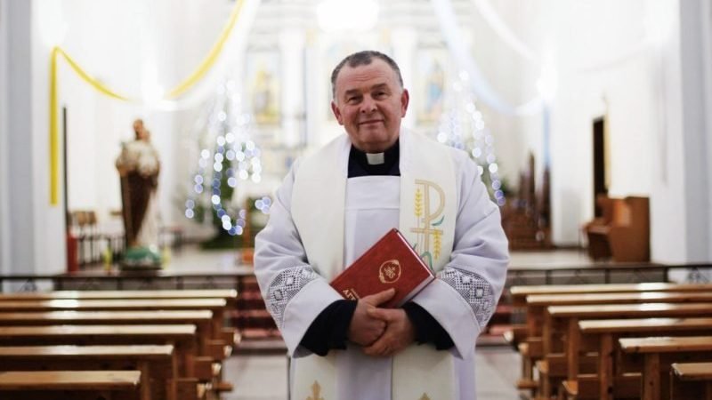 Father Henrykh Akalatovich, seen in an undated photo, was sentenced to 11 years in a penal colony in Belarus on Dec. 30, 2024, in a move that highlights the growing persecution of Catholics in the Russia-aligned country. The priest, who had been on trial since Nov. 25 in closed session by the Minsk Regional Court, pleaded not guilty but was convicted of "treason against the state." (OSV News photo/courtesy spring96.org)
