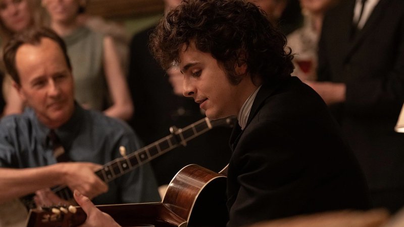 Timothée Chalamet in "A Complete Unknown." (IMDB)