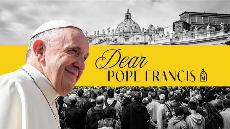 A screenshot from the Archdiocese of Los Angeles' video titled, "To Pope Francis With Love," which shares messages from LA Catholics praying for the pope's health. (YouTube/@LACatholics)