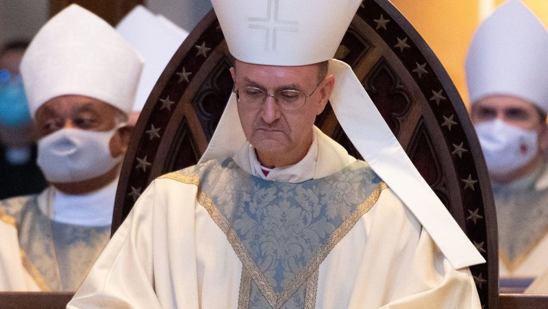 Baltimore Auxiliary Bishop Bruce A. Lewandowski is pictured in an Aug. 18, 2020, photo. Pope Francis has appointed Bishop Lewandowski April 8, 2025, to head the Diocese of Providence, R.I. (OSV News photo/Kevin J. Parks, Catholic Review)