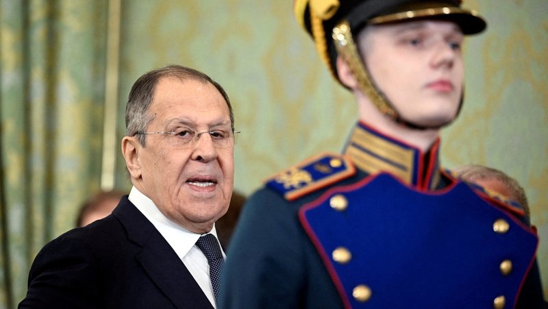 Russian Foreign Minister Sergei Lavrov attends a meeting of Russian President Vladimir Putin and Malaysian Prime Minister Anwar Ibrahim at the Kremlin in Moscow, in this May 14, 2025, file photo. Lavrov rejected the prospect of the Vatican hosting Ukraine-Russia peace talks in May 23, 2025, remarks. (OSV News photo/Alexander Nemenov, file photo)