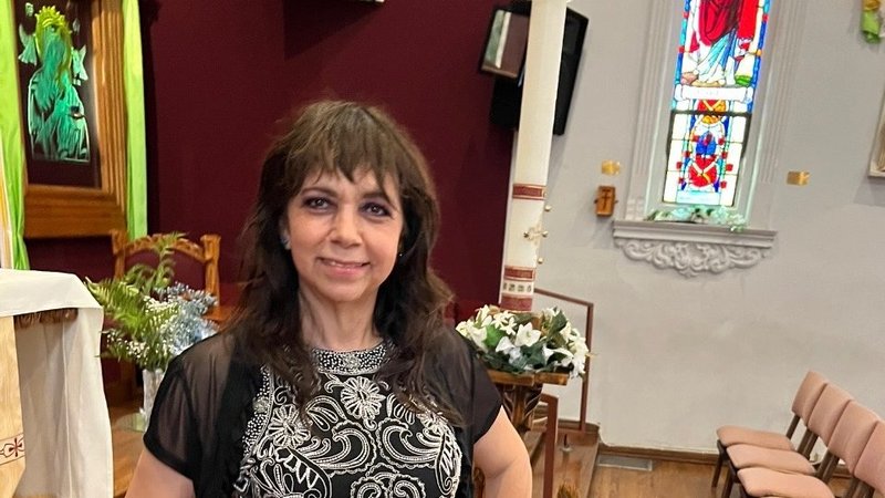 Martha Hernandez-Sandoval, a parishioner at Holy Angels Church in Vernon, received a surprise letter from Pope Francis after sending him a book her ministry students created. (Submitted photo)