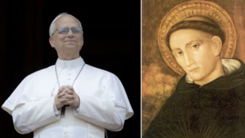 Pope Leo XIV and St. Nicholas of Tolentine