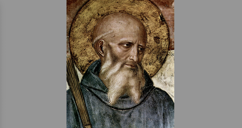 “St. Benedict,” by Fra Angelico, 1395-1455, Italian. (Wikimedia Commons)