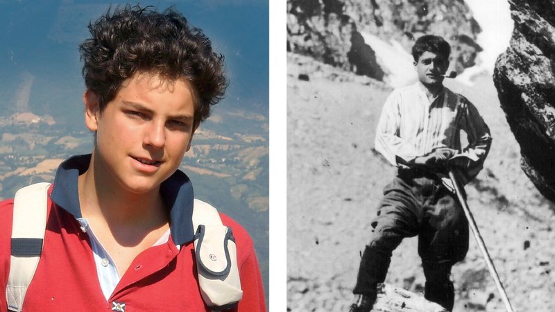 Blesseds Carlo Acutis and Pier Giorgio Frassati are pictured in a combination photo. The canonization ceremony for the pair will take place Sept. 7. (OSV News/courtesy Sainthood Cause of Carlo Acutis and CNS files)