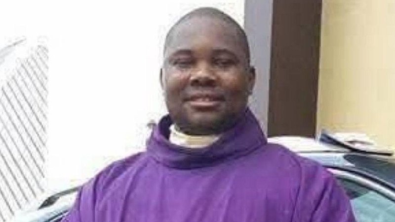 Nigerian Father Mathew Eya is pictured in an undated photograph. He was killed Sept. 19, 2025, as he was returning to his parish of St. Charles in Eha-Ndiagu, in Enugu state, Nigeria. (OSV News photo/courtesy Diocese of Enugu)