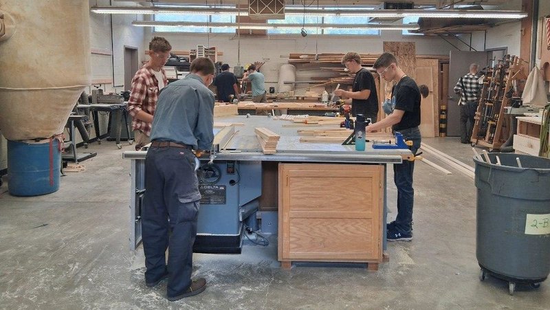 Students at San Damiano College of the Trades take courses in theology, literature, and the arts, but also spend time learning a trade of their choosing. (Courtesy San Damiano College of the Trades)