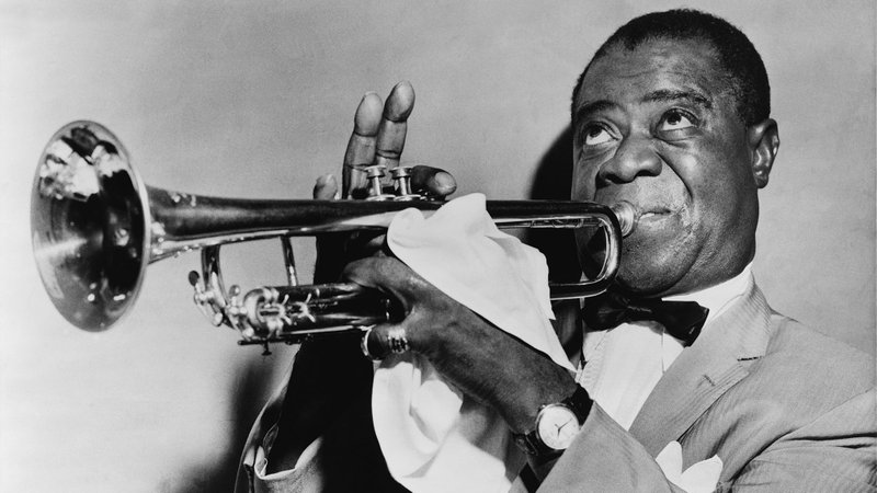 Louis Armstrong in 1953. (Wikimedia Commons)