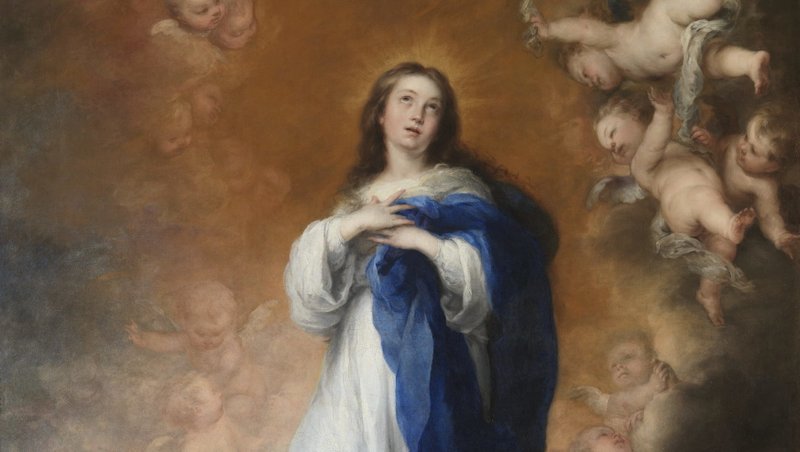 “Immaculate Conception,” by Bartolomé Esteban Murillo, 1617-1682, Spanish (Wikimedia Commons)