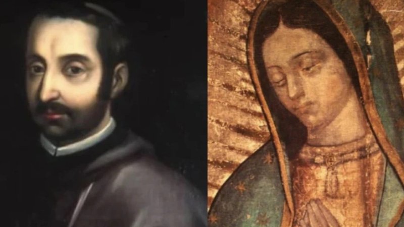 Blessed Juan de Palafox y Mendoza and Our Lady of Guadalupe. (CNA/Public domain)