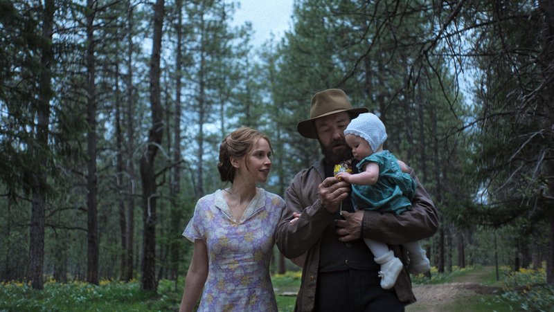 Felicity Jones and Joel Edgerton in “Train Dreams.” (©2025 Netflix via IMDB)
