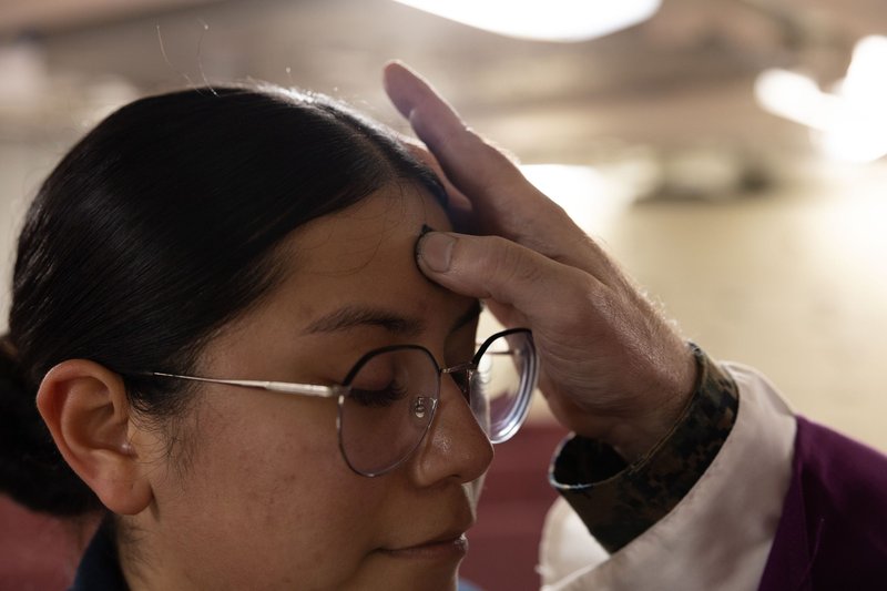 Ash Wednesday. (Photo by Christopher Lape/Wikimedia Commons)