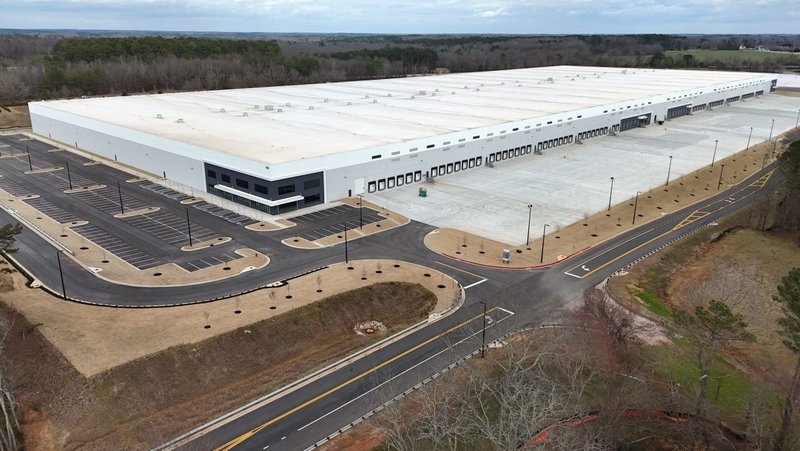 A drone picture shows a warehouse purchased by the Department of Homeland Security, which is expected to be converted to an ICE detention facility in Social Circle, Ga., Feb. 18, 2026. On Feb. 20, 2026, Bishop Brendan J. Cahill, chair of the U.S. Catholic bishops' Committee on Migration, condemned the Trump administration's plan for acquiring eight mega-detention centers for mass detention of immigrants, including families, it wants to deport. (OSV News photo/Megan Varner, Reuters)