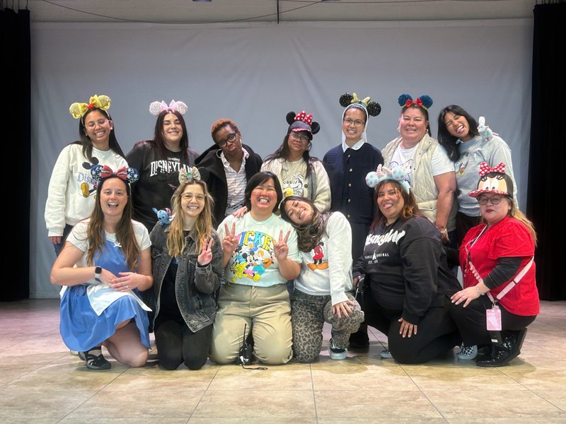 Faculty pose for Teacher Appreciation Day at St. Anthony of Padua School in Gardena during Catholic Schools Week. (St. Anthony of Padua School)