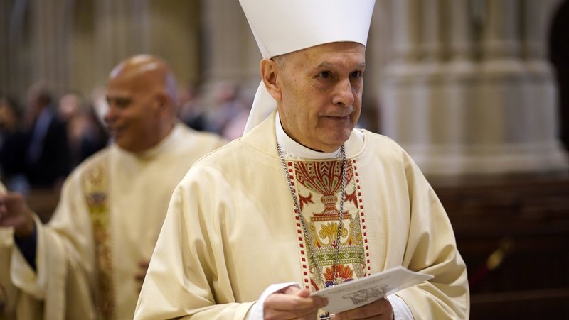 Archbishop Gabriele G. Caccia, the Holy See's permanent observer to the United Nations, participates in the closing procession during the chrism Mass at St. Patrick's Cathedral in New York City April 15, 2025. Pope Leo XIV named Archbishop Caccia as the new papal nuncio to the United States March 7, 2026. He succeeds Cardinal Christophe Pierre, who turned 80 in January and had served in the post since 2016. (OSV News photo/Gregory A. Shemitz)