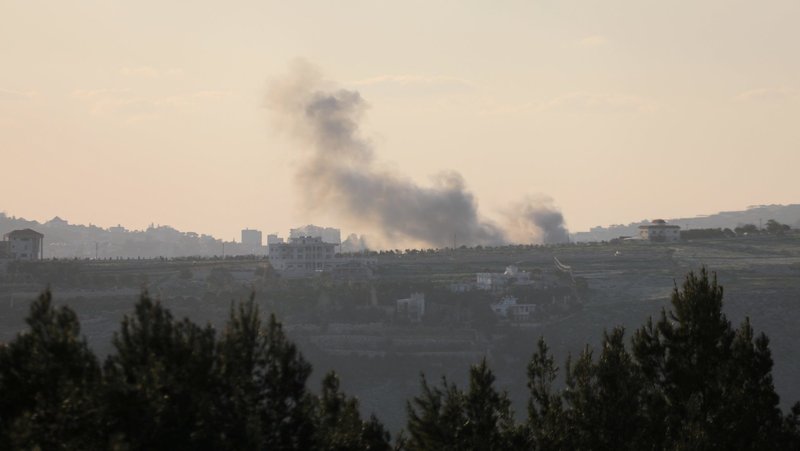 Smoke rises after Israeli strikes in Lebanon March 8, 2026, following an escalation between Hezbollah and Israel amid the U.S.-Israeli war with Iran, as seen from Marjayoun, Lebanon. A Lebanese Maronite Catholic priest, Father Pierre al-Rahi, was killed in southern Lebanon when an Israeli artillery tank fired on a house March 9, Catholic officials and media said -- reports since confirmed by OSV News. (OSV News photo/Karamallah Daher, Reuters)