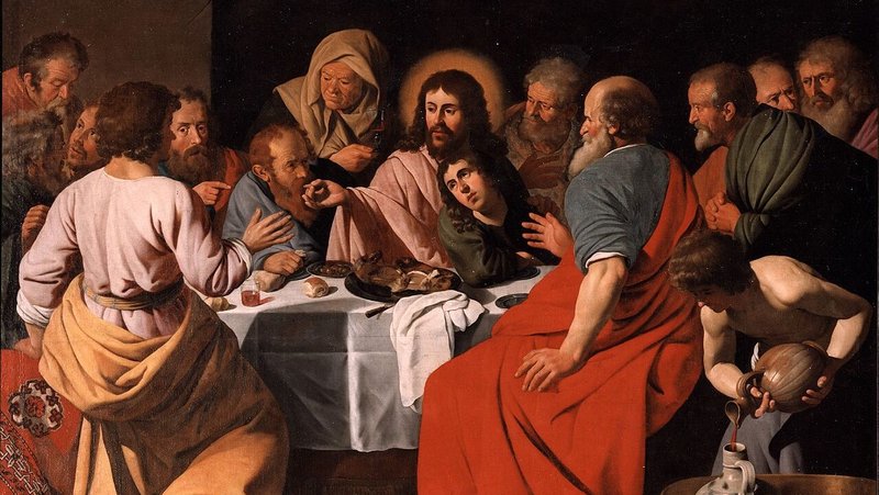 “The Last Supper,” by Franz Walschartz, 1597-1679, Flemish.
