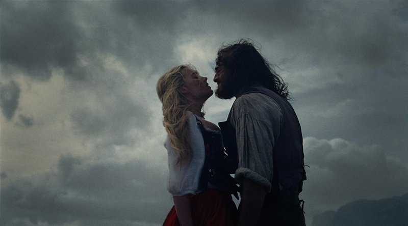 Margot Robbie as Cathy, and Jacob Elordi as Heathcliff in the 2026 film adaptation of “Wuthering Heights.” (IMDB)
