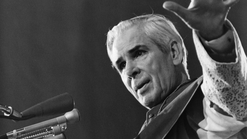 Venerable Archbishop Fulton Sheen, pictured in an undated photo, is remembered as one of the most influential and innovative evangelists in American history. The Diocese of Peoria has released a schedule of events surrounding Sheen's Sept. 24, 2026, beatification in St. Louis. (OSV News file photo)
