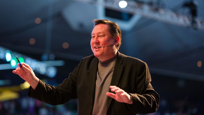 John Flaherty has been a longtime music director for the Archdiocese of Los Angeles’ RECongress and has spent decades at Loyola Marymount University. (George L. Westlund)