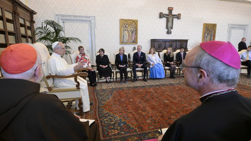 Pope Leo XIV meets with members of the Pontifical Commission for the Protection of Minors during an audience at the Vatican June 5, 2025. In documents published June 13, 2026, Pope Leo XIV approved new statutes for the commission that seek to balance its integration with the Roman Curia while preserving its independence. (CNS photo/Vatican Media)