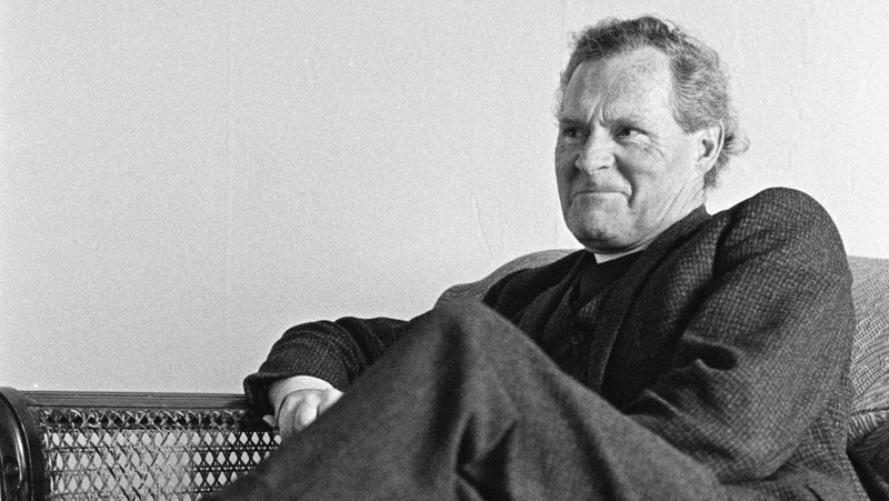 Reverend R. S. Thomas in 1967. (Geoff Charles/National Library of Wales via Wikimedia Commons)