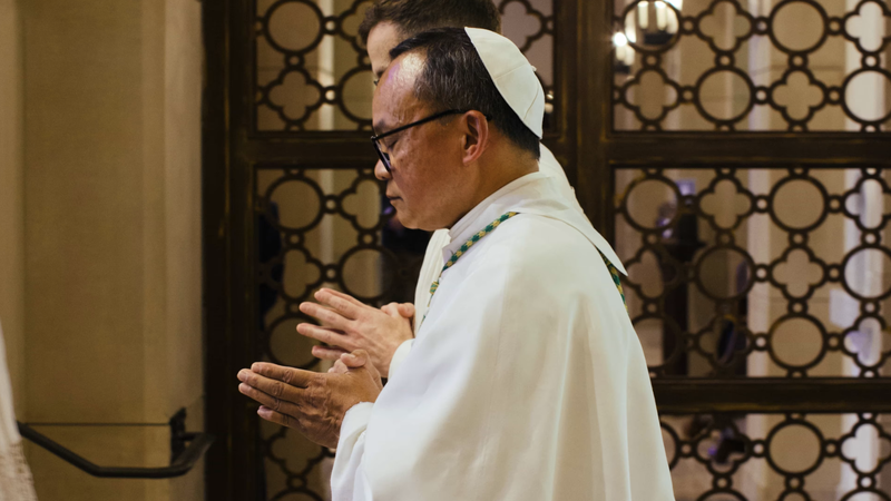 St. Michael’s Abbey in Silverado, California, has elected Norbertine Father John Caronan to serve as abbot for a 12-year term. (Courtesy of St. Michael’s Abbey via EWTN)