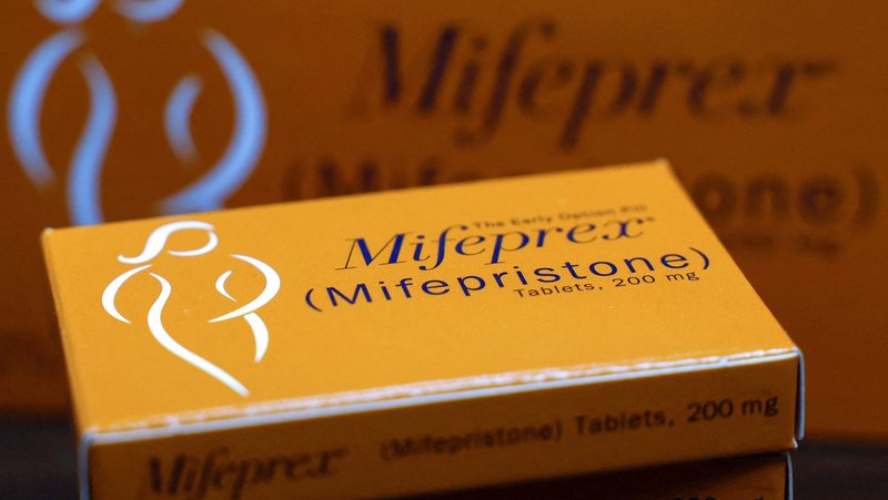 Boxes of mifepristone under the label Mifeprex are seen April 9, 2024, at Alamo Women's Clinic in Carbondale, Ill. The U.S. Catholic bishops are getting ready a nationwide call to prayer and action -- which will last from the campaign's official launch Aug. 18 through the end of October, Respect Life Month -- to mobilize Catholics to address the rising abortion rate. (OSV News photo/Evelyn Hockstein, via Reuters)