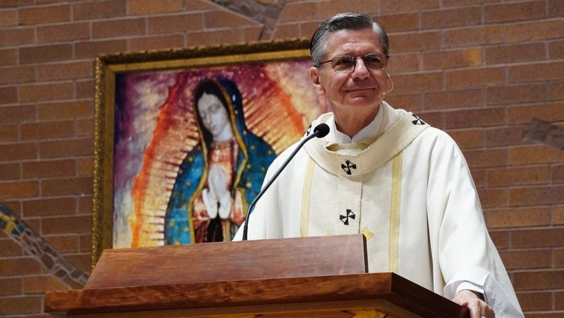 Archbishop Gustavo García-Siller of San Antonio, is pictured in a June 8, 2024, photo. Archbishop García-Siller issued a new pastoral letter calling the faithful to solidarity with migrants on Aug. 3, following 8 a.m. Mass at San Fernando Cathedral. (OSV News photo/Veronica Markland, courtesy Archdiocese of San Antonio)