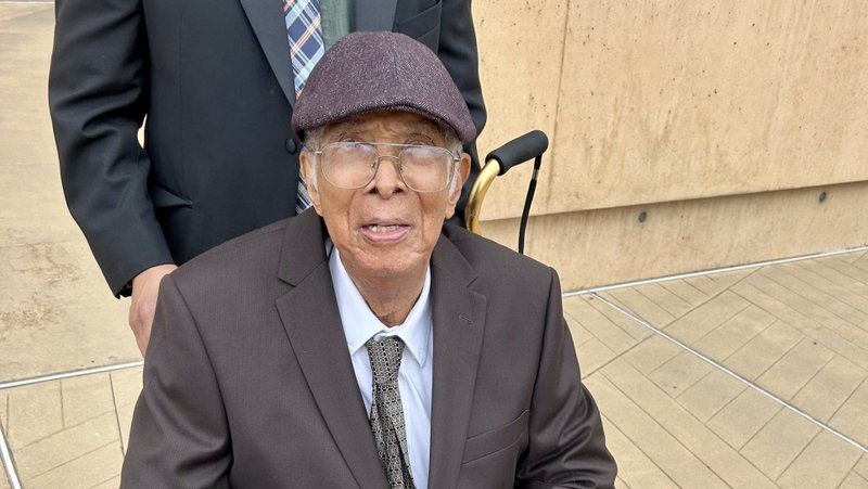 Known for his outgoing, folksy manner and brilliant intellect, Hosea Alexander belonged to the first class of permanent deacons ordained in 1975. (Tom Hoffarth)