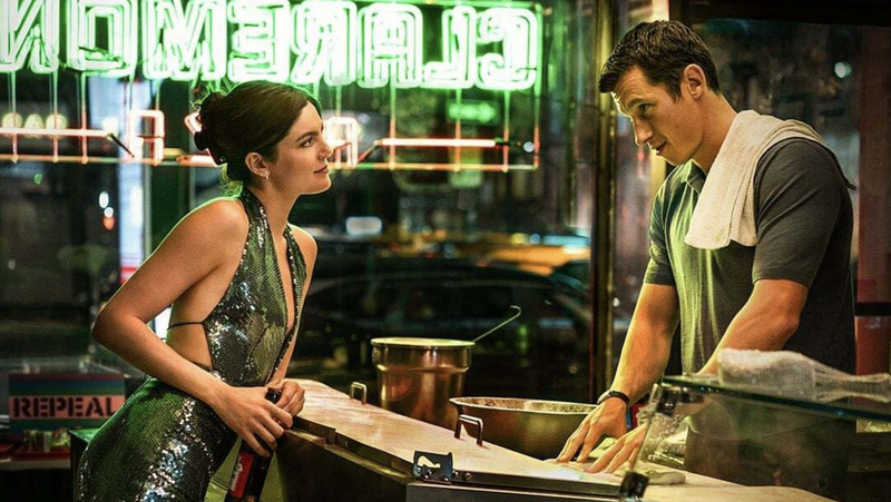Monica Barbaro and Callum Turner in a promotional image for the film "One Night Only." (©Universal Pictures via IMDB)
