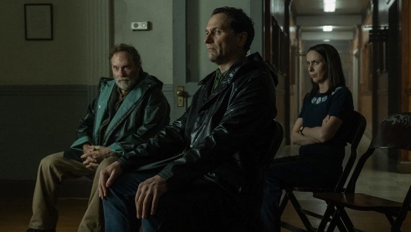 Joseph Joyce is a screenwriter and freelance critic based in Sherman Oaks. CAPTION: Stephen Root, Matthew Rhys, and Kate O’Flynn in a scene from Apple TV’s “Widow’s Bay.” (Apple TV via IMDB)