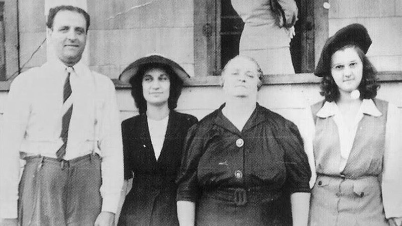 An undated photo shows Rhoda Wise, who was declared a servant of God in 2017, with Rita Antoinette Rizzo (right), who later became Mother Angelica, founder of the Eternal Word Television Network (EWTN). According to reports, a teenage Rizzo was taken to see Wise around 1943 in hopes of a healing for her debilitating stomach pain caused by a rare condition, which were suddenly resolved after she followed Wise's instructions to pray a novena. (OSV News photo/courtesy of the Rhoda Wise House and Grotto)