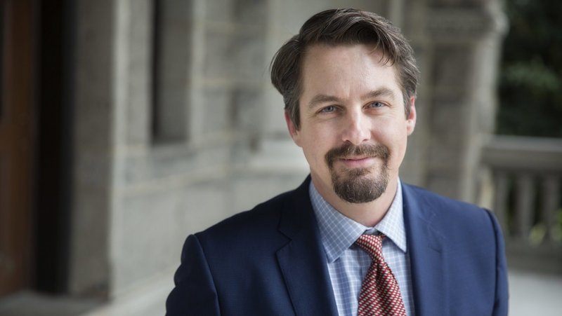 Chad Pecknold, associate professor of systematic theology at The Catholic University of America in Washington, is pictured in a file photo. Pecknold, a prominent Catholic theologian, has taken a leave of absence for a position at the Department of Homeland Security, the agency confirmed Sept. 11, 2026. He has been named principal director of cultural outreach for DHS's Office for Partnership and Engagement. (OSV News photo/Jaclyn Lippelmann, Catholic Standard)