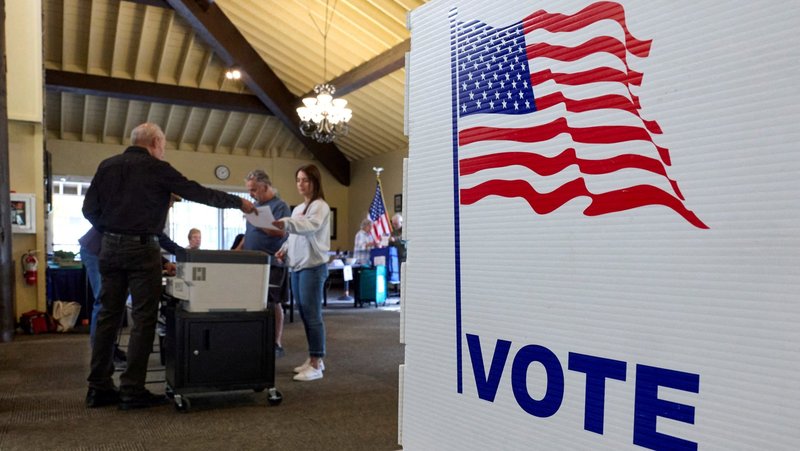 Voters cast their ballots at a polling station in El Dorado Hills, Calif., Nov. 4, 2025. (OSV News photo/Fred Greaves, Reuters)