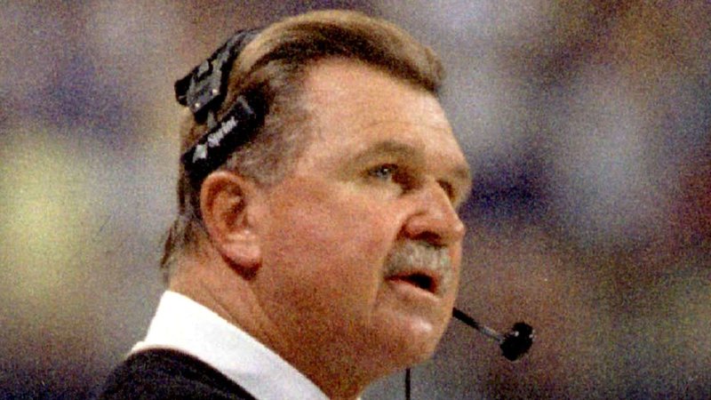 Mike Ditka, a Hall of Fame coach who led the Chicago Bears to a Super Bowl championship in 1986 and later coached the New Orleans Saints, is shown coaching in an August 31, 1997 NFL football game. Ditka, who was open about his Catholic faith, died on Oct. 9, 2026, at 86. (OSV News photo/Ted Reisinger, Reuters)