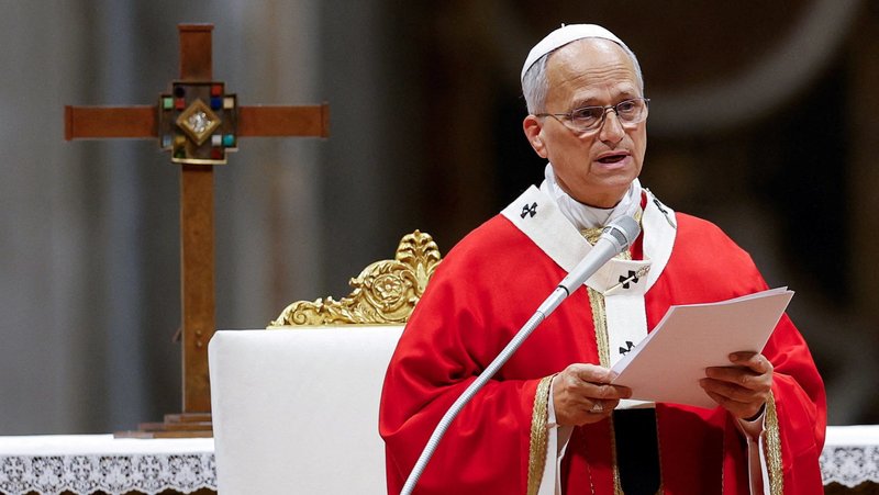 Pope Leo XIV celebrates Mass marking the start of the academic year at the Pontifical Universities in St. Peter's Basilica at the Vatican, Oct. 8, 2026. After the Angelus prayer on Oct. 11, he announced that he would undergo surgery to remove a lung nodule. (OSV News photo/Remo Casilli, Reuters)