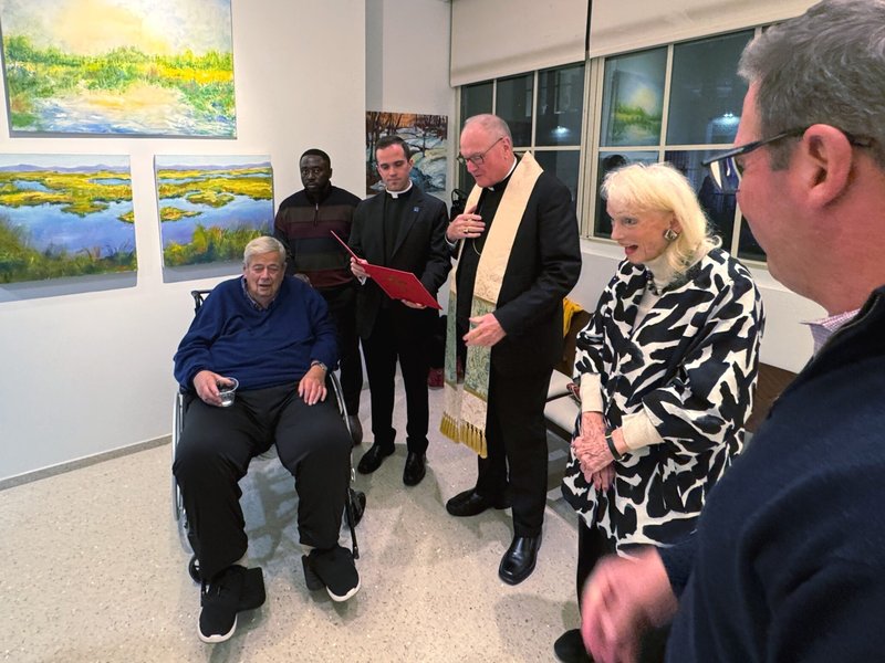 Cardinal Dolan Blesses Sheen Center’s New Art Gallery