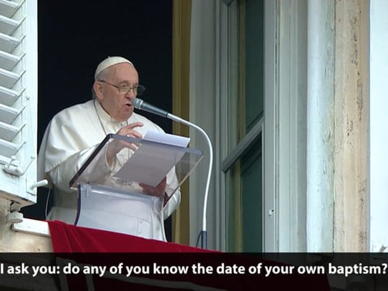 Pope Baptizes Babies in Sistine Chapel