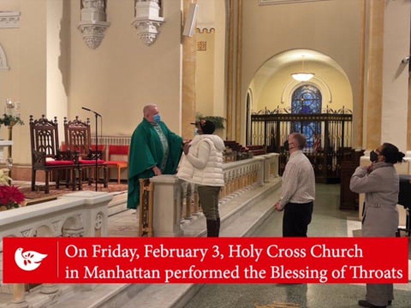 The Blessing of the Throats on the Feast of St. Blaise 