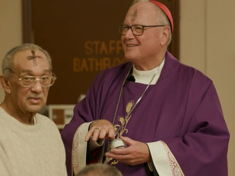 Cardinal Dolan Meets with Prison Inmates, Corrections Staff on Ash Wednesday