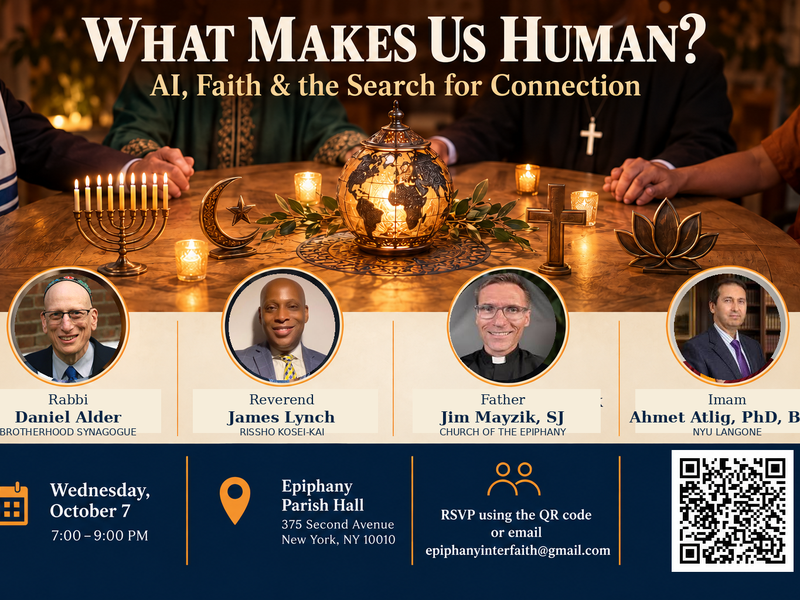 What Makes Us Human? AI, Faith and the Search for Connection