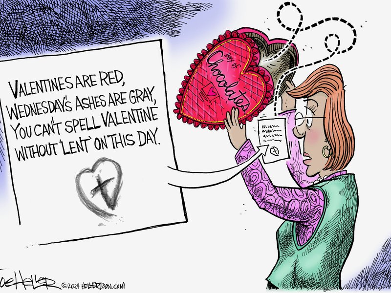 Ash Wednesday Takes Precedence over Valentine's Day in 2024