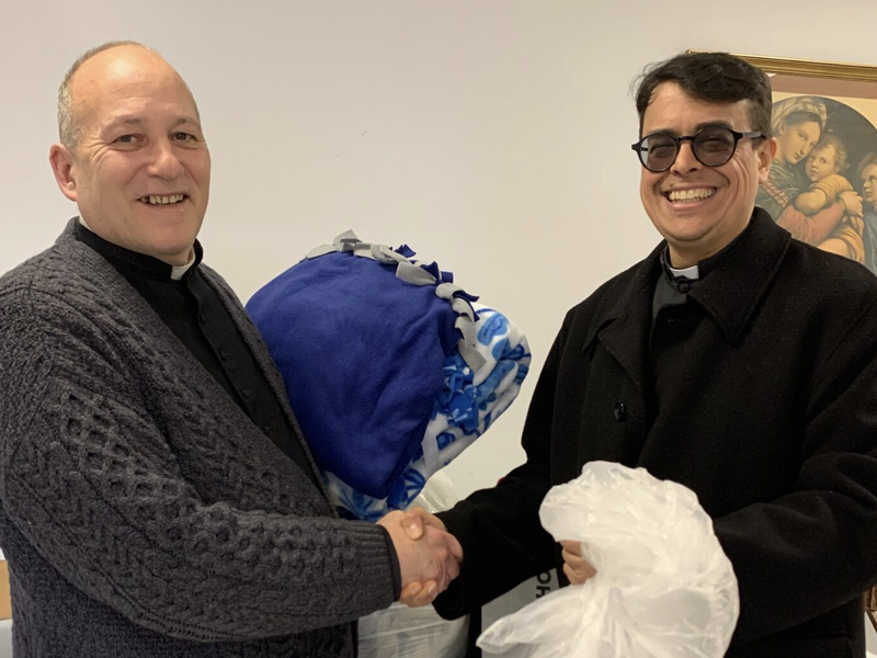 Presentation-Sacred Heart Parish of Ulster County Donates to St. Mary and St. Andrew's Churches' Food Pantry