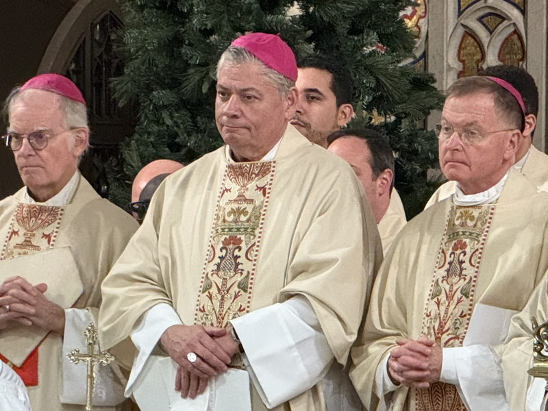 Bishop Bonnici Introduced in Diocese of Rochester, Celebrates First Mass as Bishop-designate