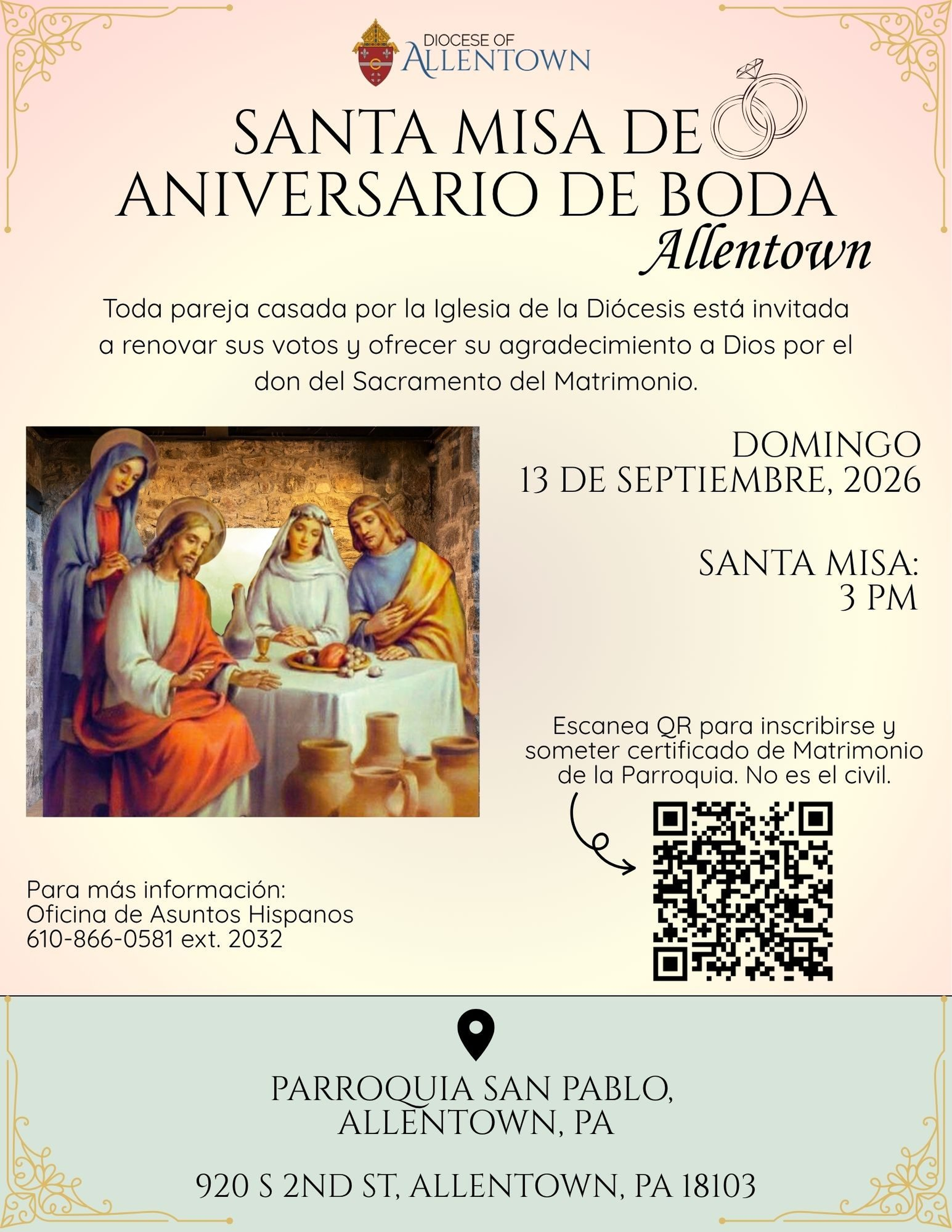 2026 Misa Aniversario Allentown