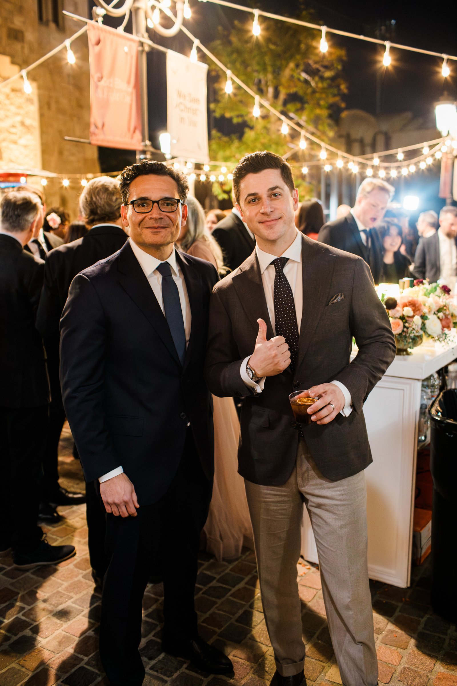 "Seeking Beauty" executive producers Edmundo Reyes, left, founder of Digital Continent, and host David Henrie pose for a photo together during the docuseries' premiere Jan. 16 in Los Angeles.