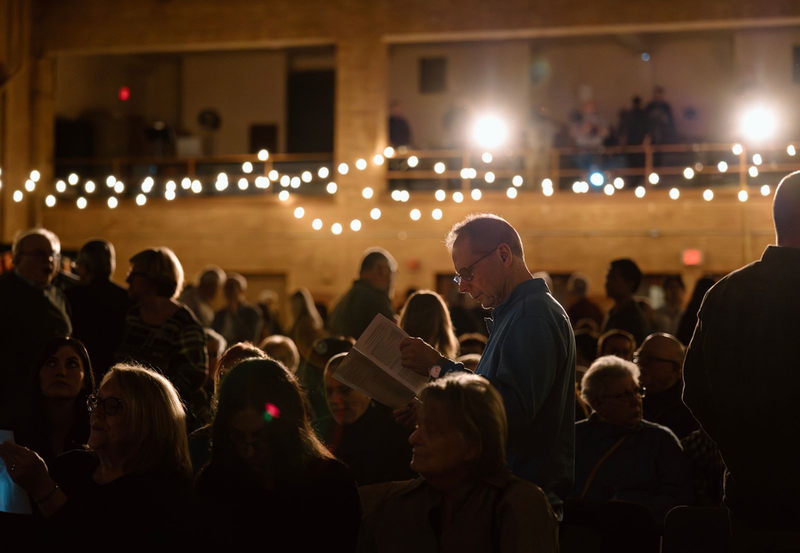 Sacred Heart's gymnasium was packed with patrons for both performances, including students from St. Mary Catholic Central High School in Monroe, who earlier this year put on their own performance of "The Bluff," an original screenplay written and performed last year by Sacred Heart seminarians.