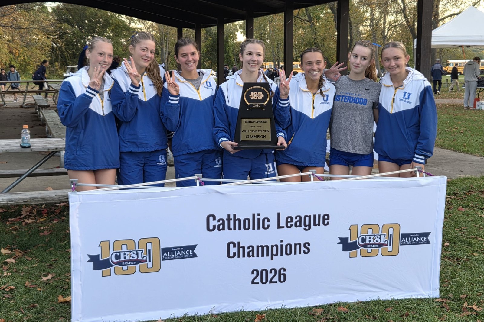 It was close, but Toledo St. Ursula Academy extended their string of Catholic League cross-country championships to three. The Arrows narrowly defeated Bloomfield Hills Marian and Jackson Lumen Christi.